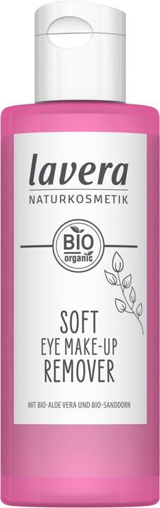Actual product image Lavera Soft BIO Eye Make-up Remover Aloe Vera & Sea Buckthorn - 100ml - (Facial cleansing wipes, 100 ml)