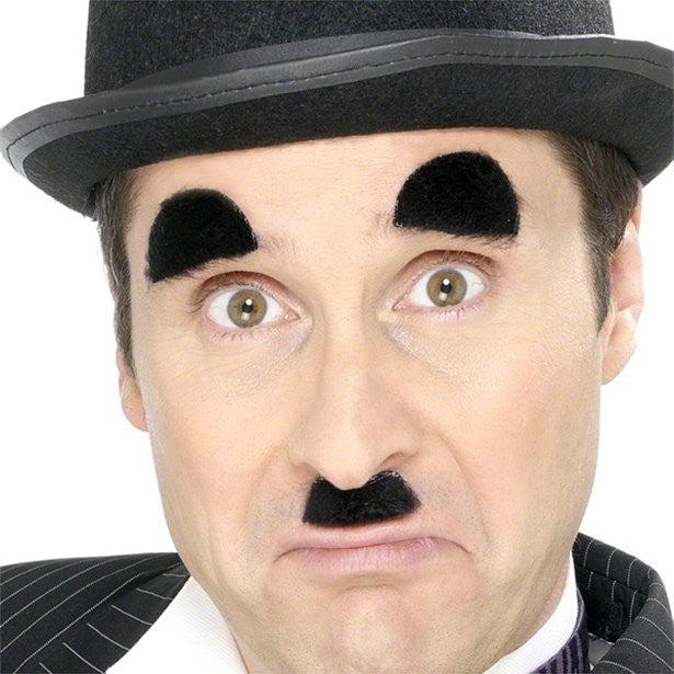 Produktbild Smiffys Chaplin mit Augenbrauen