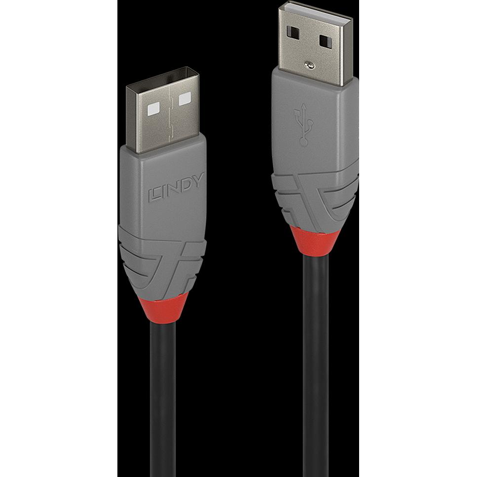 Thumbnail - Lindy USB/A-USB/A M-M (1 m, USB 2.0), USB Kabel
