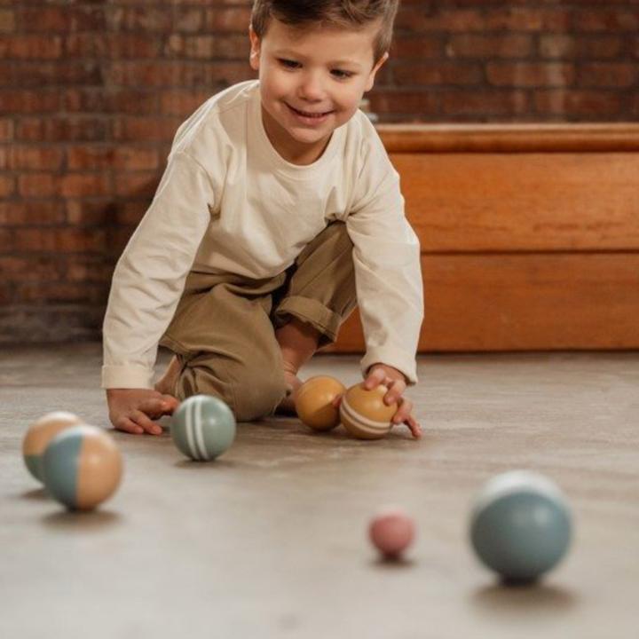 Actual product image Little Dutch Boule game made of FSC wood (6 x)