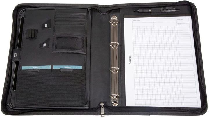 Produktbild Orgamappe ""OLBIA"", DIN A4, anthrazit aus Polyester und Finetouch-Lederimitat (A4, 1x)