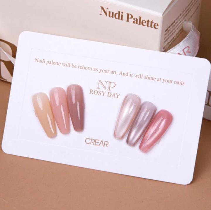 Produktbild Crear Rosy Day Collection (6 pcs/set) (Gel-Effekt Nagellack)