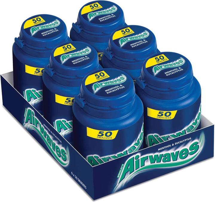 Airwaves Menthol and eucalyptus (6 pcs., 432 g)