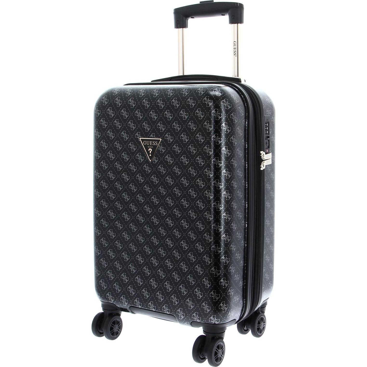 Guess, Valigia, Devinez - JESCO 8 roues, Nero, (33 l)