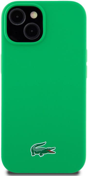 Produktbild Lacoste LCHMP15SSLON iPhone 15 6.1" zielony/green hardcase Silicone MagSafe (Apple iPhone 13, Apple iPhone 14, Apple iPhone 15)