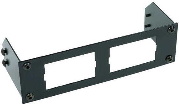 Produktbild Phobya Frontblende für 2 Displays Schwarz