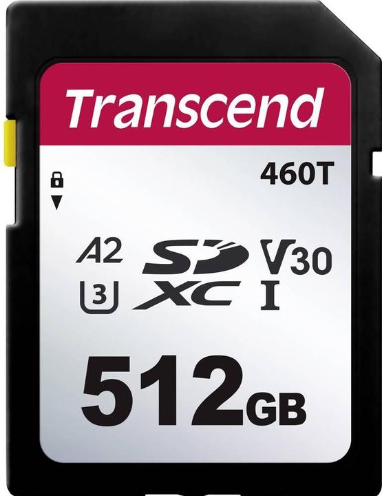Immagine prodotto Transcend TS512GSDC460T-VS1 Scheda SD al dettaglio da 512 GB (512 GB, SDXC, U3, UHS-I)