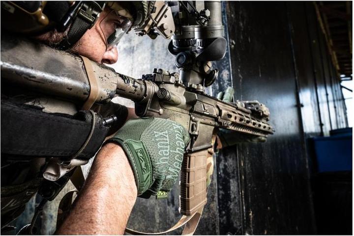 Actual product image Mechanix Wear Gloves Mechanix The Original® Olive Drab 9 / M size. Velcro, artificial leather, TrekDry® (M)