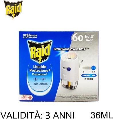 Raid Liquid Electric Base 60n Protection Plus - Home Fragrance