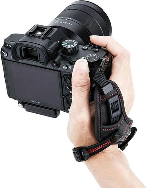 Image du produit JJC HS ML1M Hand Strap Noir Rouge (Dragonne)