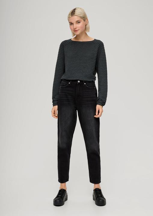 Produktbild S.Oliver Strickpullover Pullover mit Strukturmuster aus Viskosemix (S)