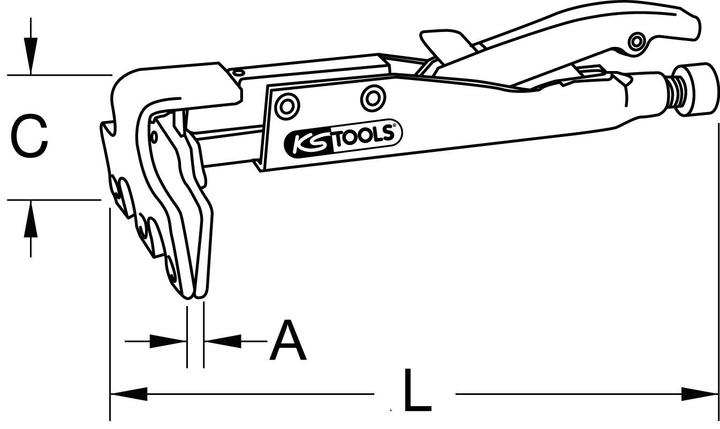 Image du produit KS Tools Pince à souder (205 mm)