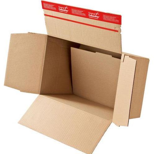 Colompac, Versandkarton + Versandbox, 10  Versandkartons Blitzbodenkartons 23,5 x 17,0 x 6,0 cm (10 x)