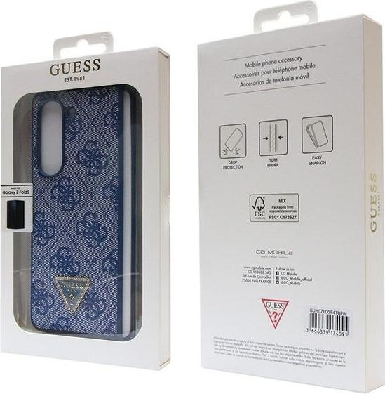 Produktbild Guess 4G Triangle Case Metal Logo für F946B Samsung Galaxy Z Fold5 - blue (Samsung Galaxy Z Fold5)