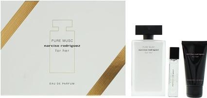 Immagine prodotto Narciso Rodriguez Pure Musc For Her 3 Piece Gift Set: Eau De Parfum 100ml (Set profumo)