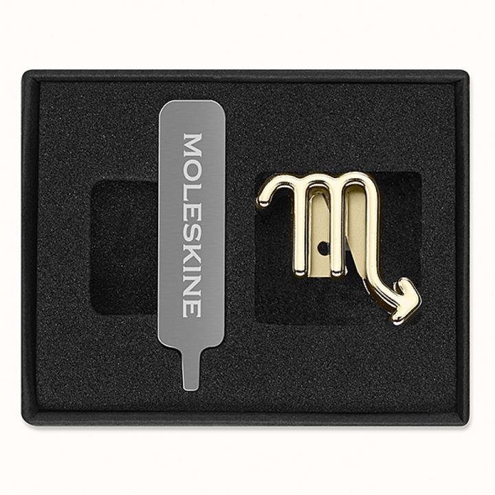 Image du produit Moleskine Pins Scorpio Or (Non contraignant)