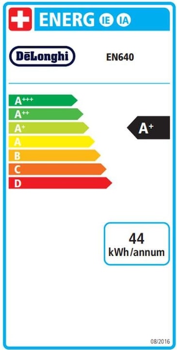 Energy Label De'Longhi Nespresso Gran Lattissima (NESPRESSO Original)