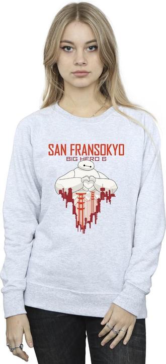 Produktbild Disney Big Hero 6 Baymax San Fransokyo Heart Sweatshirt (M)