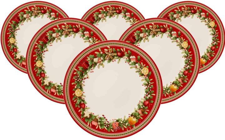 Immagine prodotto Villeroy & Boch Multipack Piatto da portata Winter Bakery Delight - 6 pezzi (6 x, 27.40 cm)