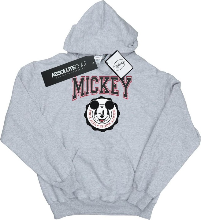 Immagine prodotto Disney Mickey Mouse New York Seal Felpa con Cappuccio Uomo (XXL)