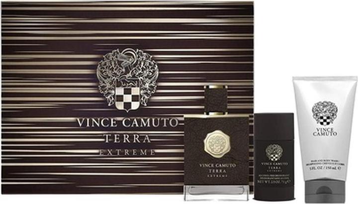 Actual product image Vince Camuto Terra Extreme Eau de Parfum Spray Cologne for Men Gift Set Brown (Perfume set)