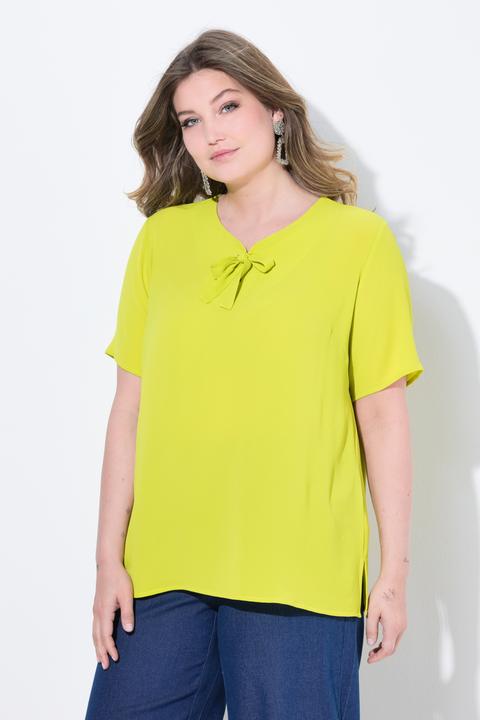 Produktbild Miamoda Blusenshirt, A-Linie, Bindeband am Ausschnitt (54)