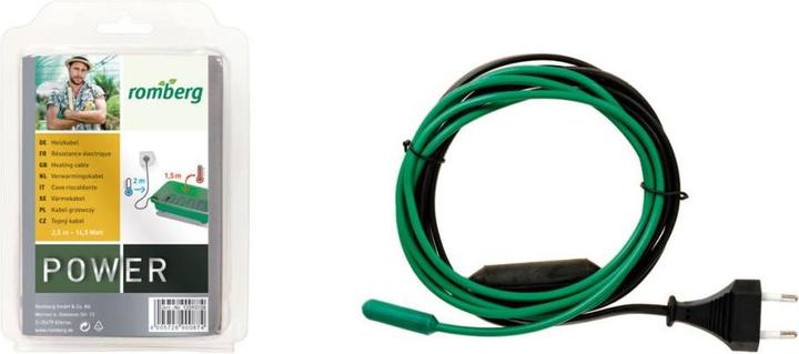 Immagine prodotto Romberg Cavo di riscaldamento S 3,5 m (1,5 m riscaldabile) 14,5 Watt (3.50 m)