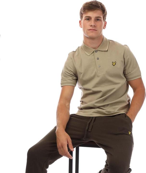Produktbild Lyle and Scott Mit kontrastfarbenen Streifen Poloshirt (M)
