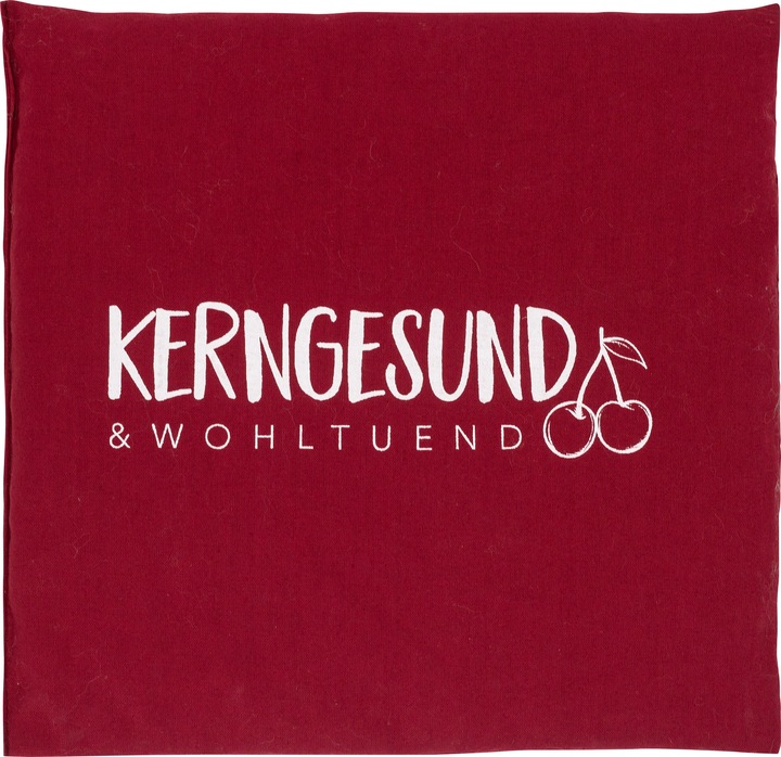 Actual product image Herbalind Cherry pit cushion "healthy as a kernel (24 x 25 cm)