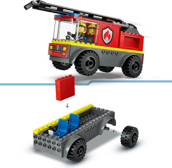 Actual product image LEGO Feuerwehrleiterfahrzeug (60463, LEGO City)