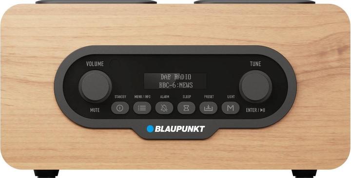 Image du produit Blaupunkt DR10CR Holz / Digitalradio / DAB+ / FM / RDS / Bluetooth / USB / microSD / 1800 mAh (DAB+ DAB, FM, Bluetooth)
