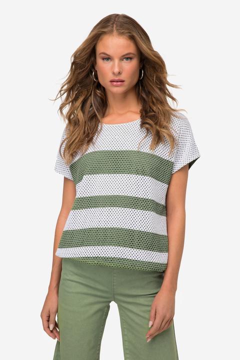 Produktbild Laurasøn Sweatshirt, oversized, doppellagig, Streifen (M)