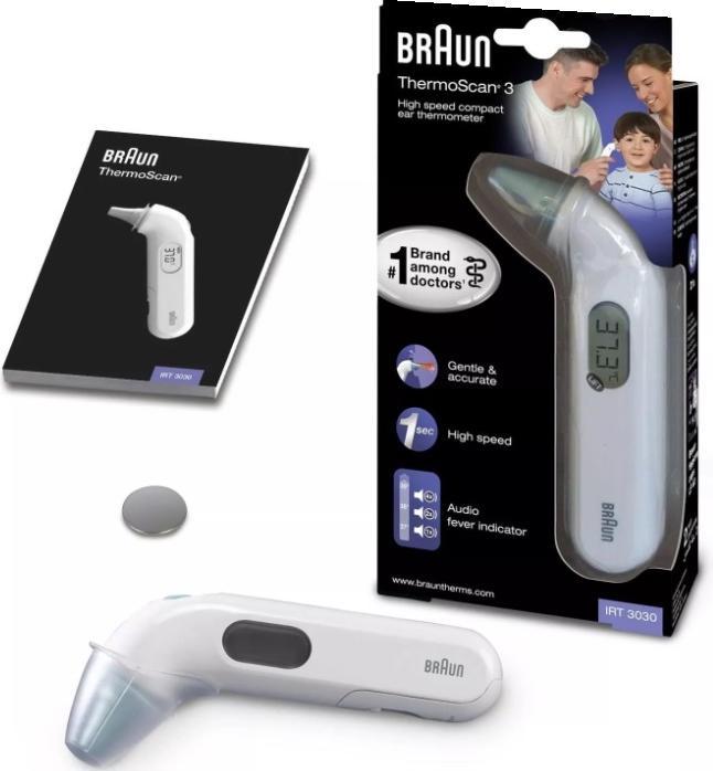 Actual product image Braun ThermoScan 3 IRT3030 (Ear)