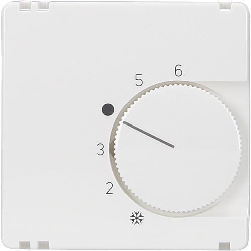 Actual product image ALRE Cover set 50x50mm JZ-001.000 pure white RAL9010 glossy UN990035