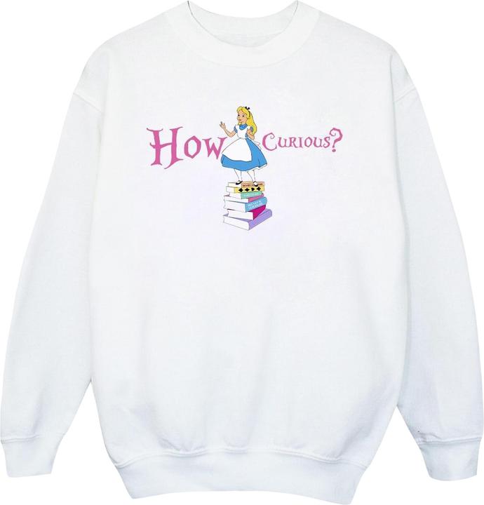 Image du produit Disney Sweatshirt fille Alice In Wonderland How Curious (116)