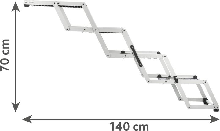 Actual product image Trixie 4 steps folding stairs (Dog, Foldable, Breathable)