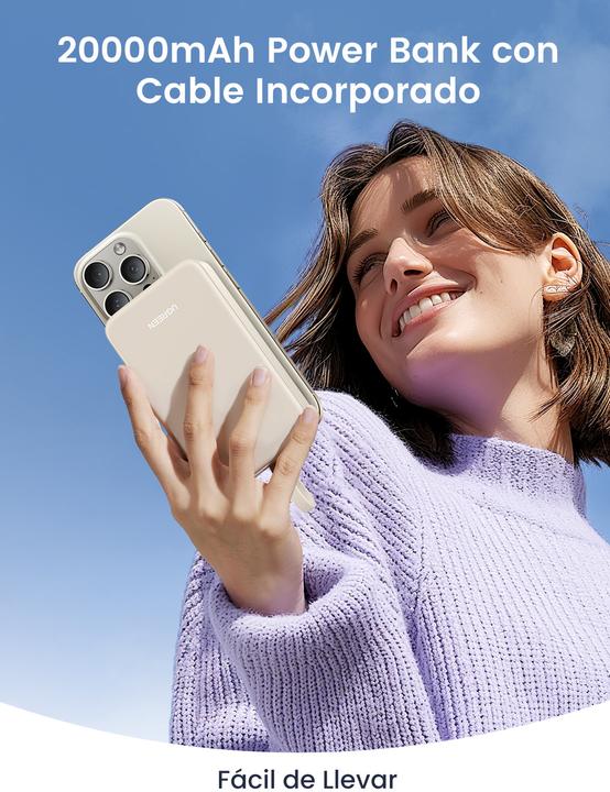 Productafbeelding Ugreen PB505 (20000 mAh, 22.50 W, 74 Wh)
