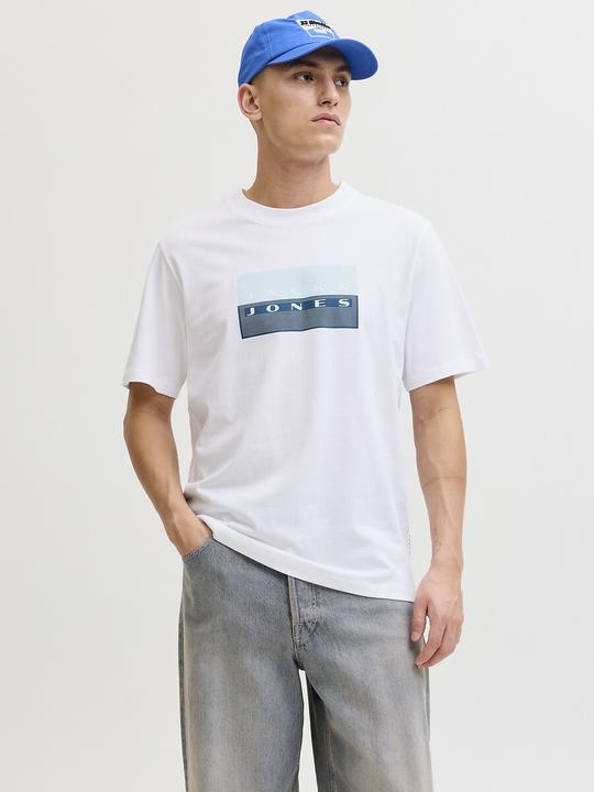 Produktbild Jack & Jones Jcofusion Dots Print Tee Ss Crew Sn (S)