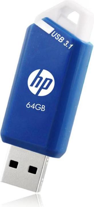 Actual product image HP x755w USB Flash Drive (3x64GB, USB 3.1) - Triple Pack blue/white (64 GB, USB-A)