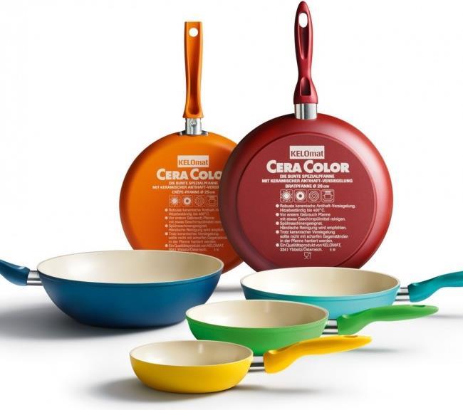 Produktbild Kelomat Cera Color (28 cm, Wok Pfanne, Edelstahl)