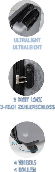 Actual product image Slazenger Trolley Set 18/22/26" ABS 3pcs