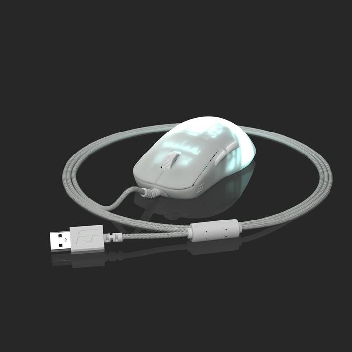 Actual product image Endgame Gear OP1 RGB Gaming Mouse - White Frost (Cable)