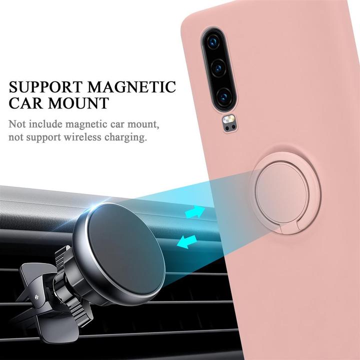 Actual product image Cadorabo TPU Liquid Ring Silicone Case Cover (Huawei P30)
