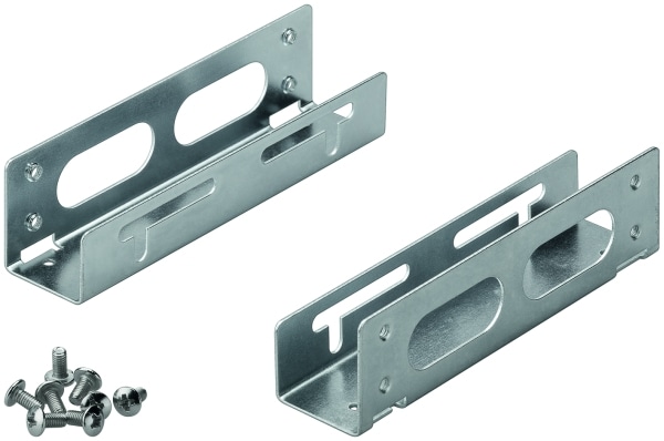 Immagine prodotto Goobay doppio telaio di montaggio per disco rigido da 2,5" a 3,5", argento