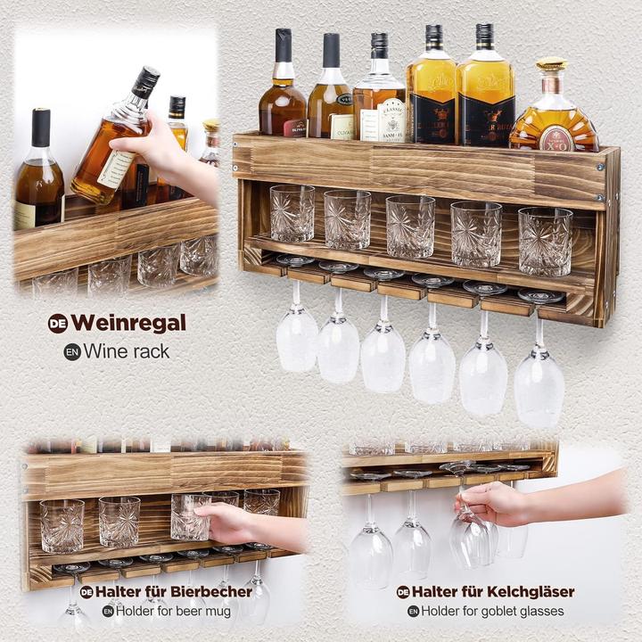 Produktbild Yorbay Weinregal (96 x 96 x 66 cm)