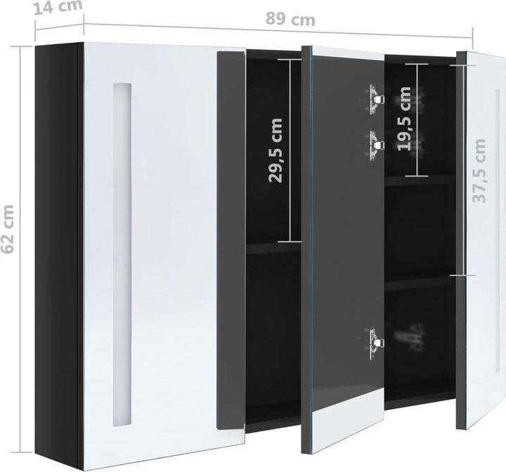 Actual product image VidaXL Sigurd (89 x 14 x 62 cm)