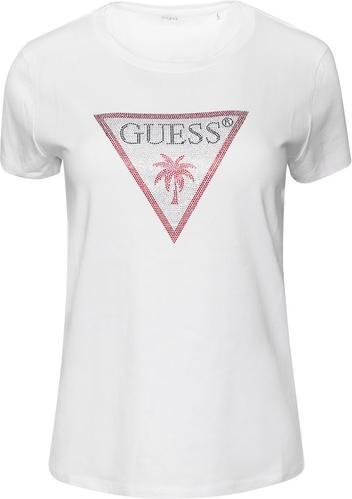 Immagine prodotto Guess Damen T-Shirt mit Dreieck-Strass (S)
