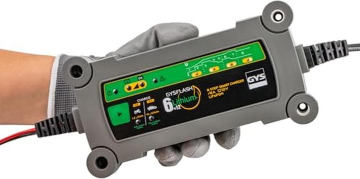 Immagine prodotto GYS Gysflash 6.12 029729 Caricabatterie automatico 12 V 6 A