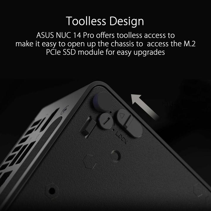 Actual product image ASUS RNUC14RVKU700002I BB U7 155H SK EU (Intel Core Ultra 7 155H)