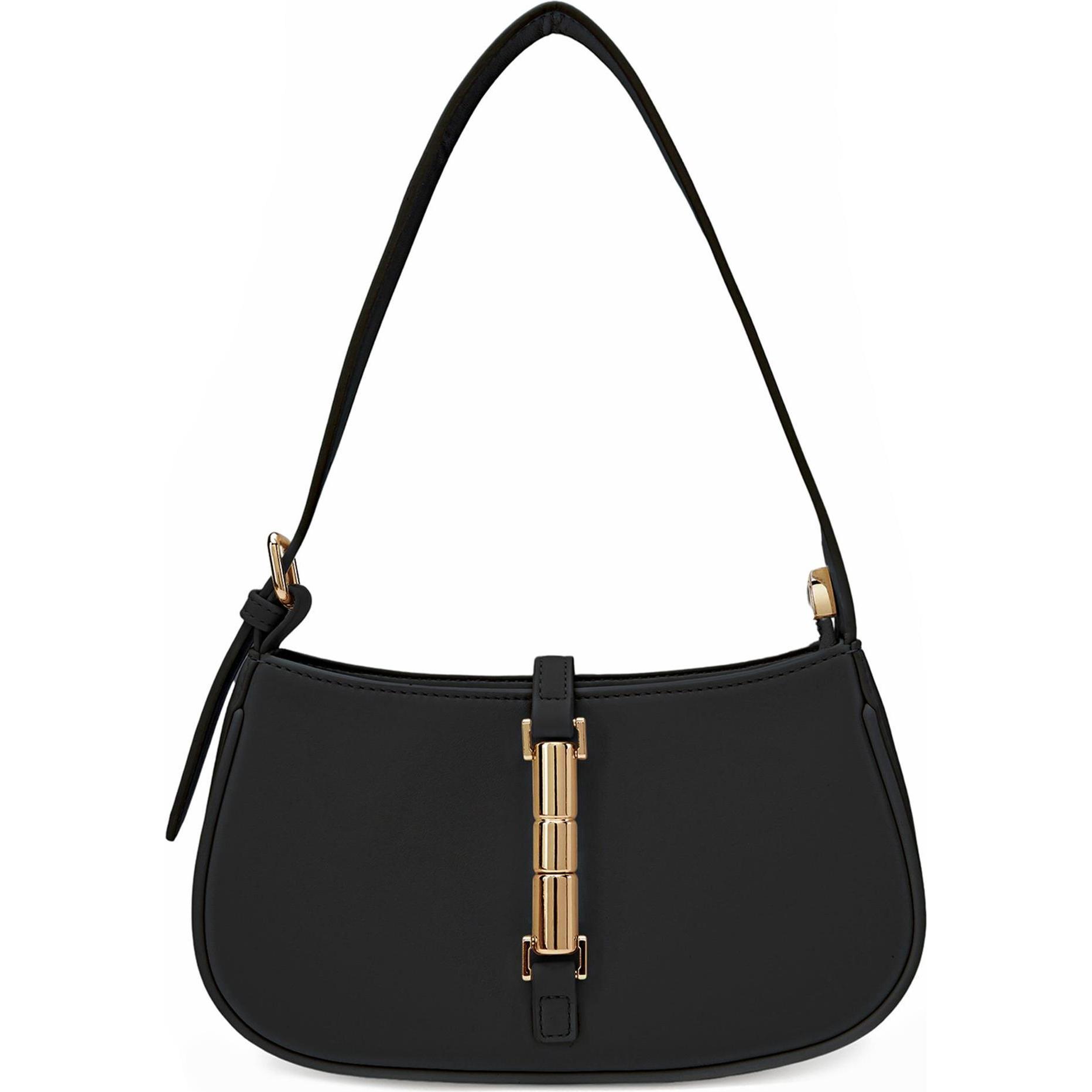 Seidenfelt, Handtasche, Loviisa Schultertasche 23 cm, Schwarz